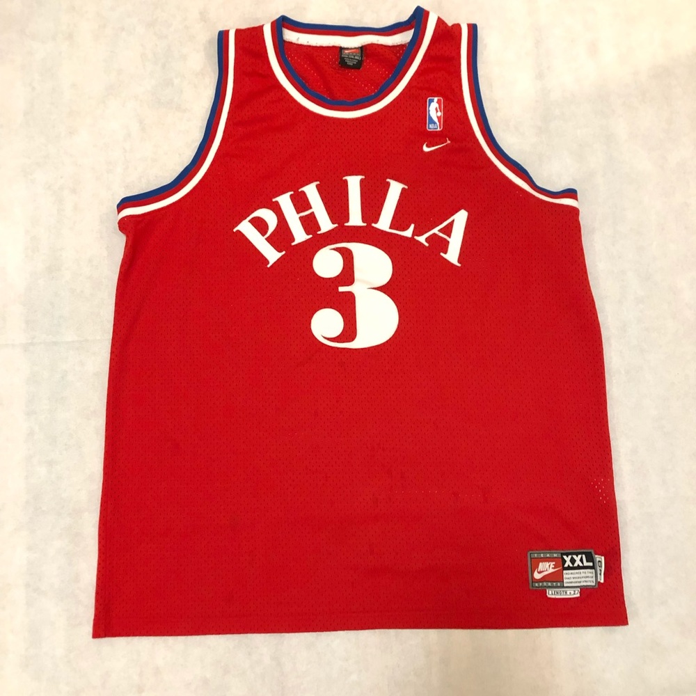 *SOLD* VINTAGE NIKE ALLEN IVERSON 76ERS JERSEY XXL